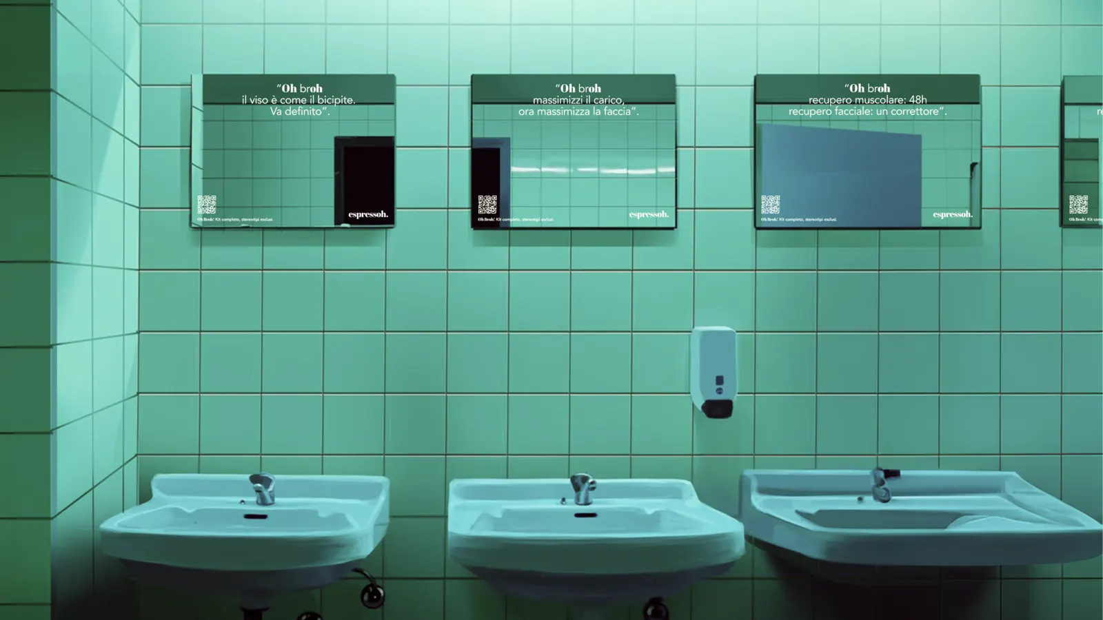 Oh Broh! adesivi bagno spogliatoio