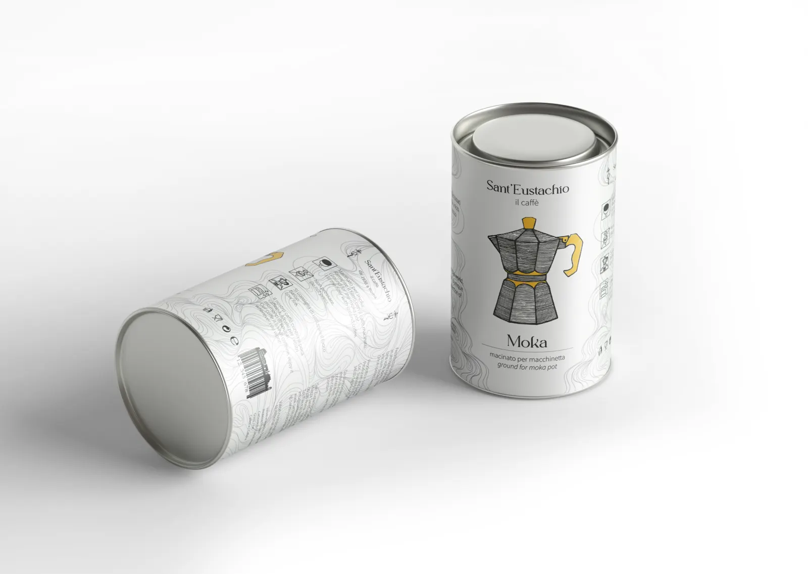 Sant'Eustachio mockup etichetta moka
